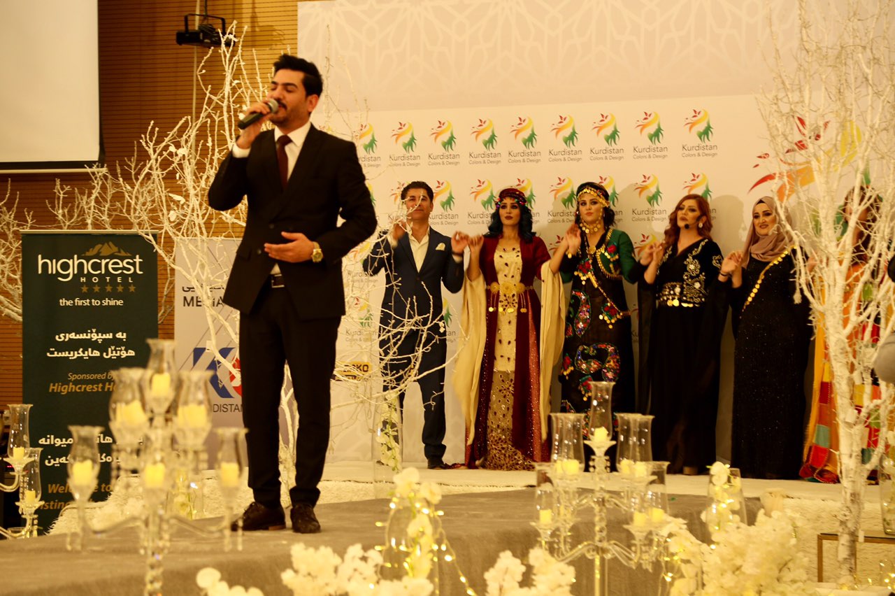 A Kurdish fashion design contest in the Kurdistan Region's Sulaimani, Feb. 1, 2019. (Photo: Kurdistan 24/Ibrahim Fatah)